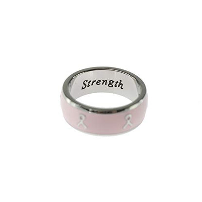 Pink-Enamel-Courage-Strength-Serenity-Ring