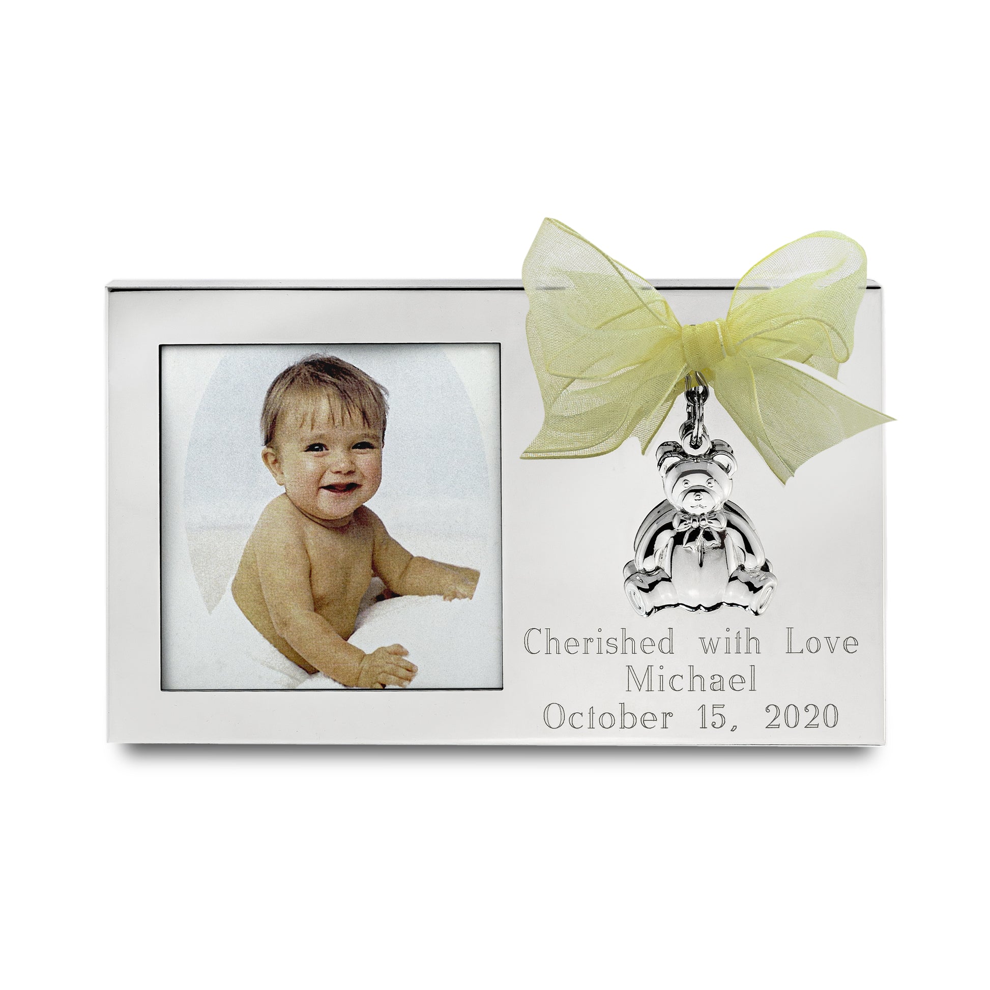 teddy-bear-baby-Steel-picture-frame