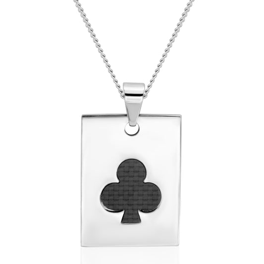Ace of Spades Lucky Charm Pendant Necklace