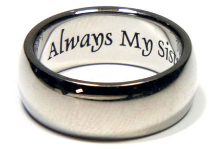 Domed Always Sisters Ring