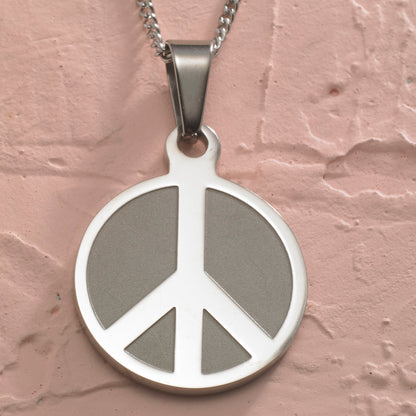 Peace Symbol Pendant Necklace