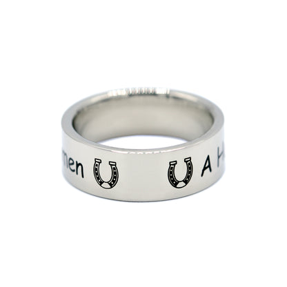 A Horse is Gods Gift to Women Equestrian Ring Jewelry for the Pet Owner