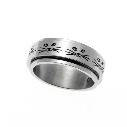 Cat Lady Spinner Ring