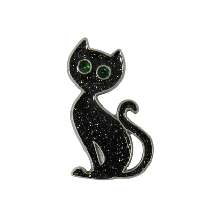 black-green-glitter-cat-pin