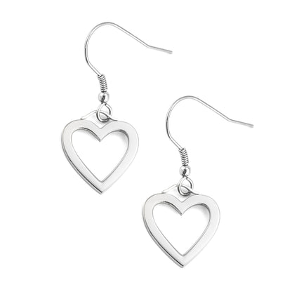 Heart-Dangle-Fish-Hook-Earrings