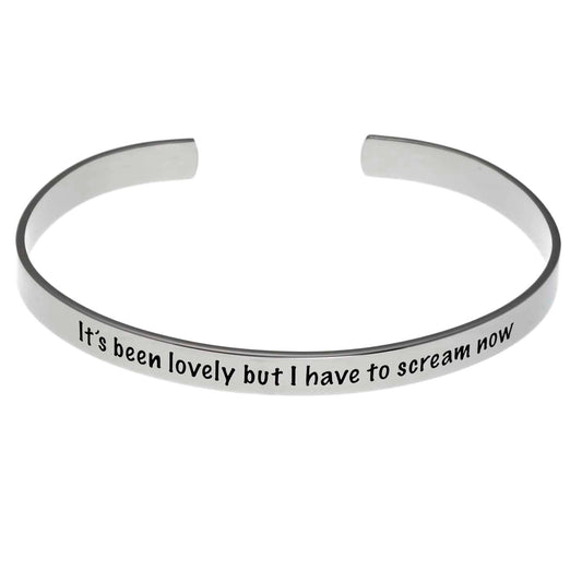 Scream Now Cuff Bracelet