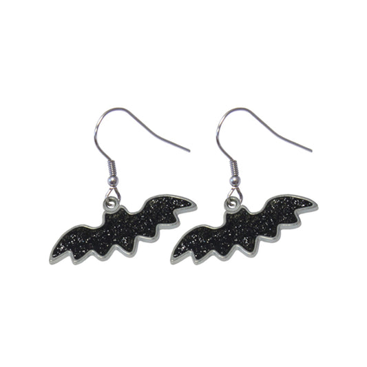 halloween jewelry-bat earrings