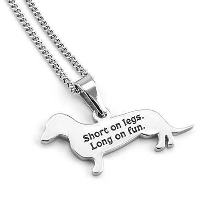 Dachshund Pendant Necklace Pendants 22 Joyful Sentiments