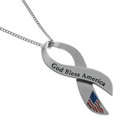 God Bless America Pendant Necklace Pendants 10 Joyful Sentiments