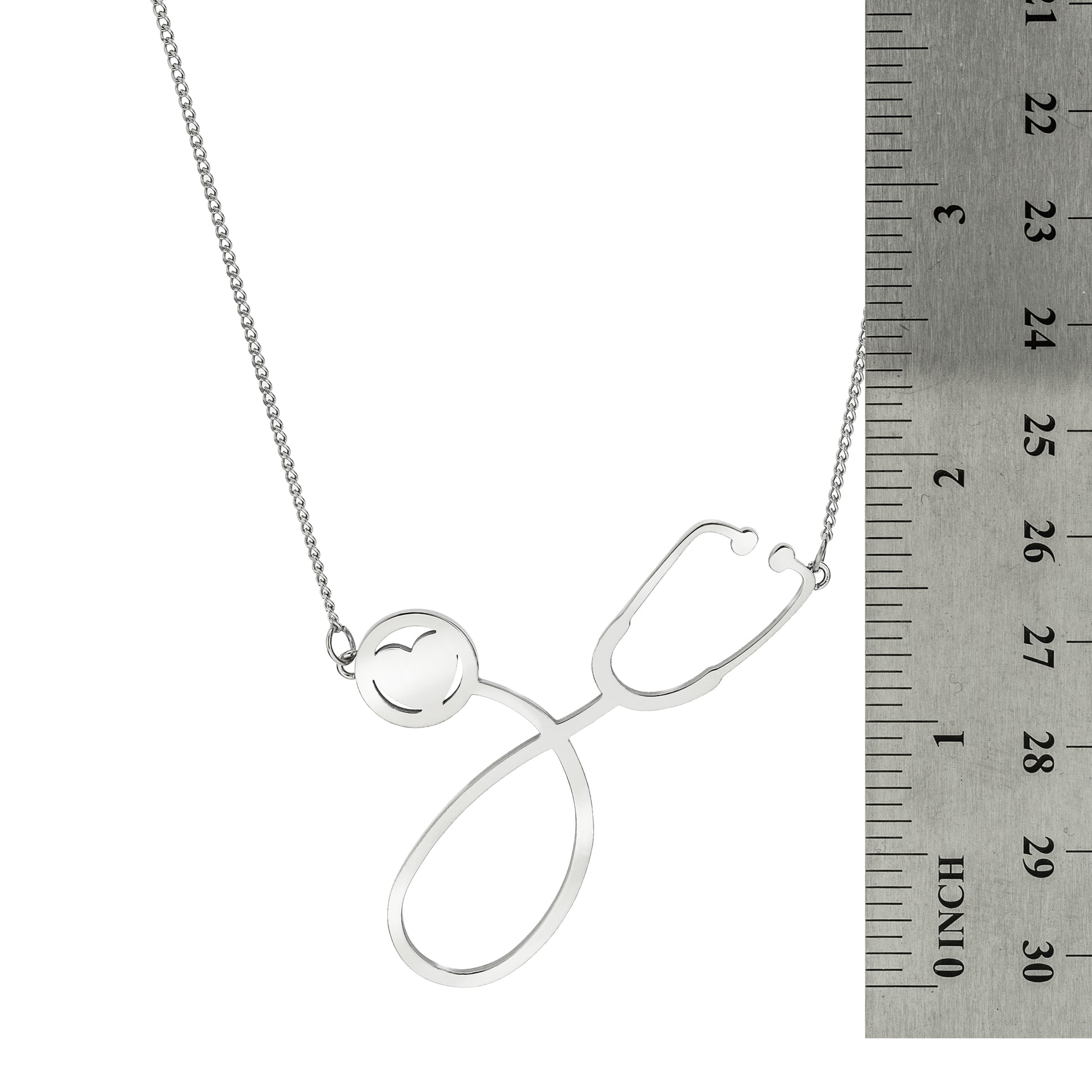 necklace-nurse jewelry-stethoscope jewelry-medical jewelry