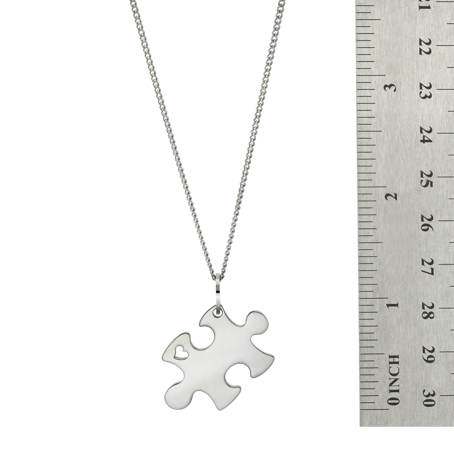 Autism Awareness Puzzle Piece Pendant Necklace - Support Jewelry Gift