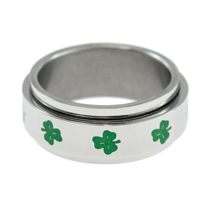 Shamrock Spinner Ring