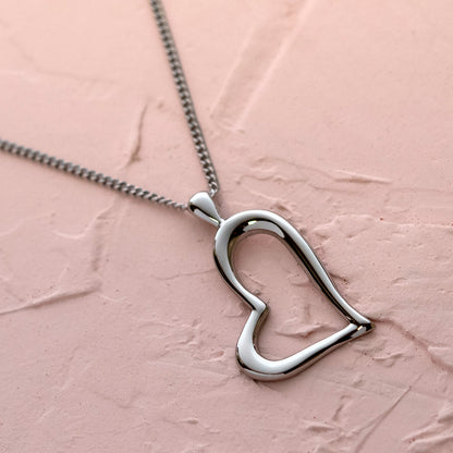 Open-Heart-Pendant-Necklace