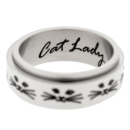 Cat Lady Spinner Ring