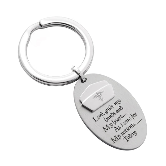 Oval-Nurse's-Prayer-Key-Ring