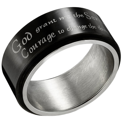 spinner ring-serenity prayer-serenity prayer ring