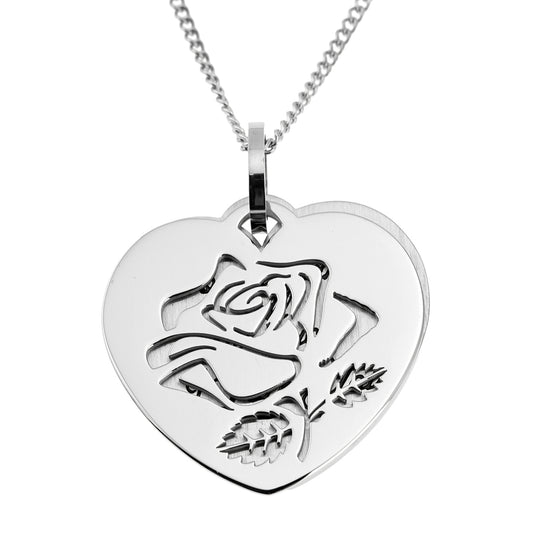 How-Much-I-Love-You-Steel-Rose-Double-Pendant-Necklace