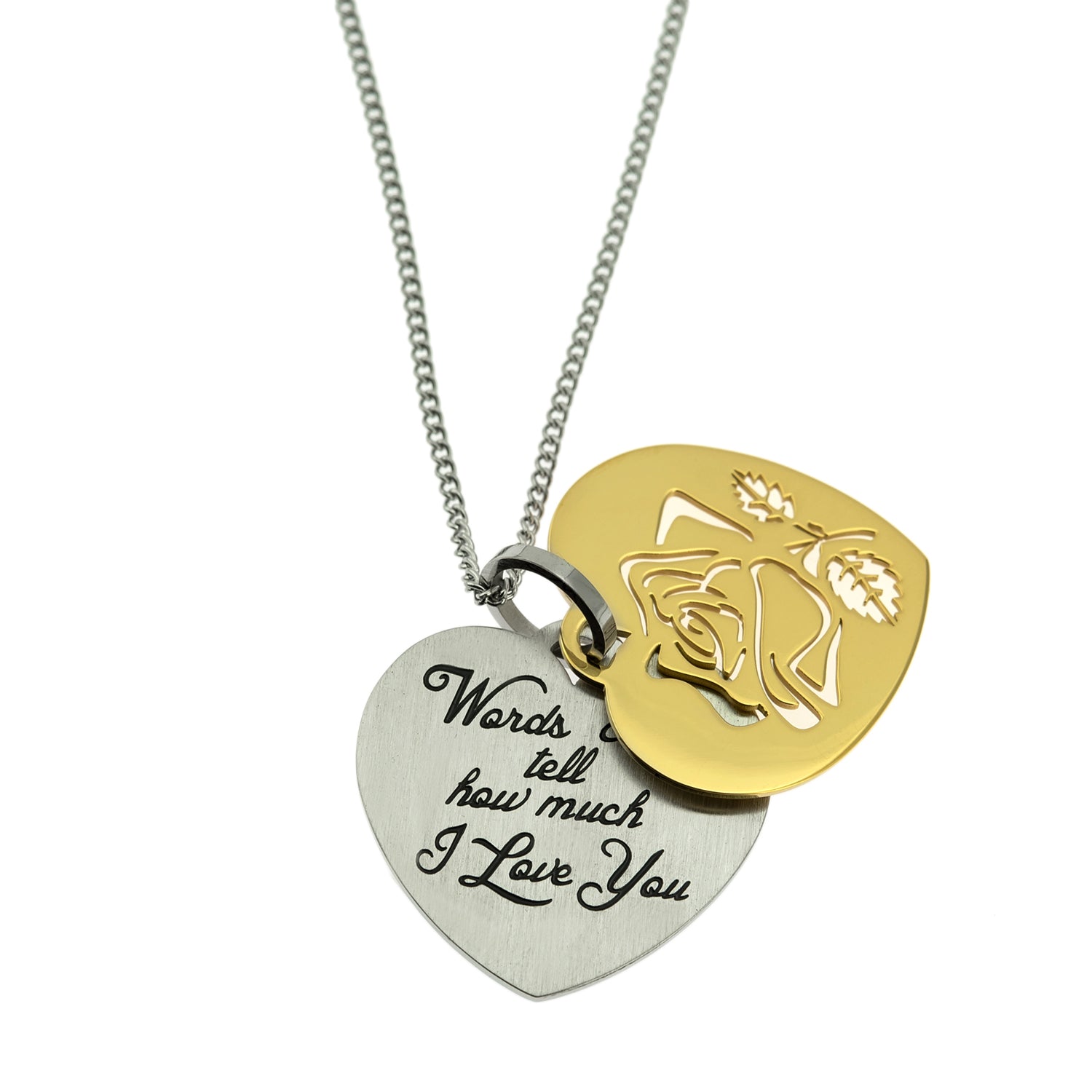 How-Much-I-Love-You-Gold-Rose-Double-Pendant-Necklace