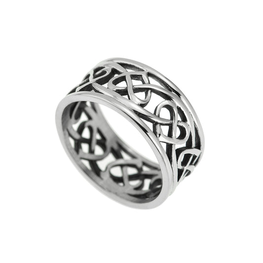 Trinity-knot-open-heart-ring