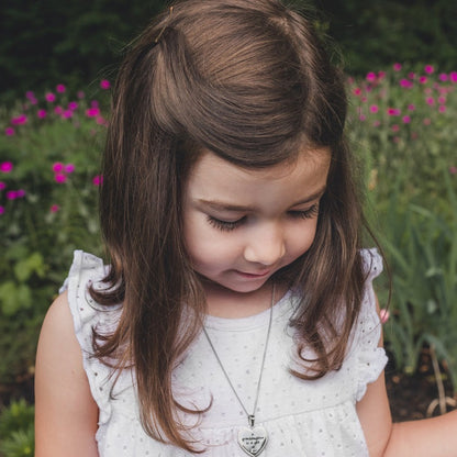 A Granddaughter Heart Pendant Necklace