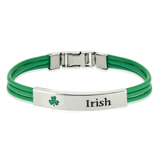 bracelet-irish bracelet-celitic jewelry-green irish jewelry