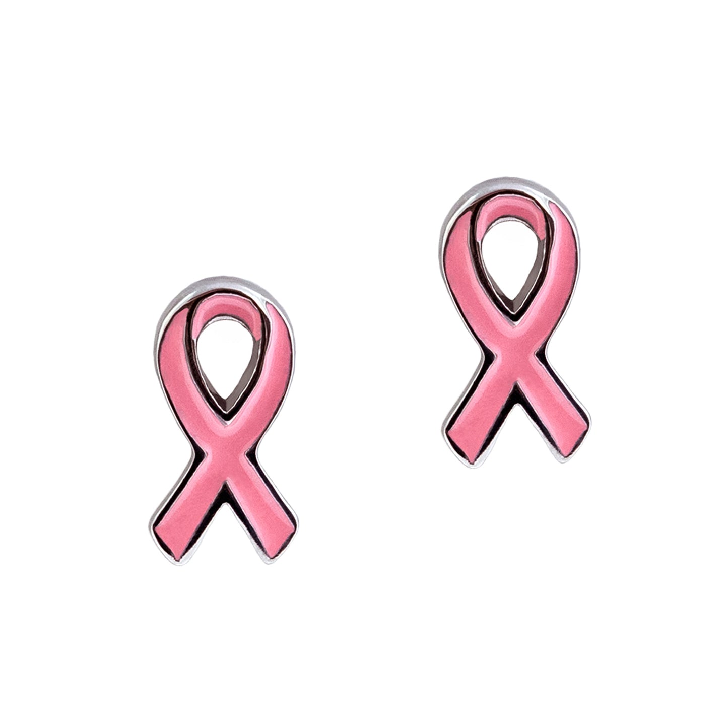 Pink-Cancer-Ribbon-Post-Earrings