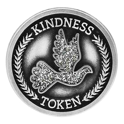 Kindness Tokens Pewter Appreciation Coins with Inspirational Messages Set of 3 or Collection of 12