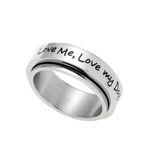 Love Me Spinner Ring Rings 23 Joyful Sentiments