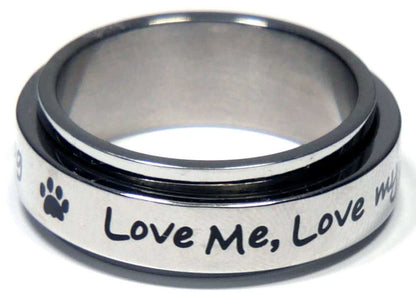 Love Me Spinner Ring Rings 23 Joyful Sentiments