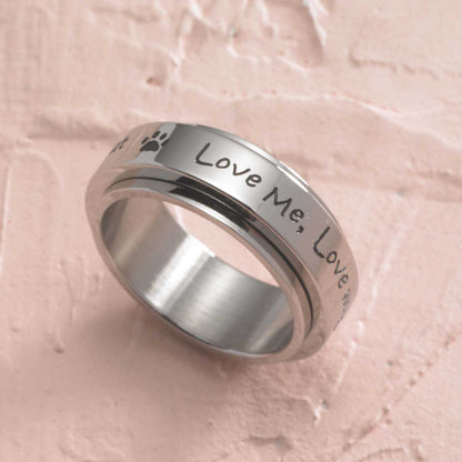 Love My Cat Spinner Ring Rings 23 Joyful Sentiments