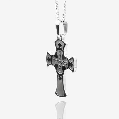 Celtic Cross Pendant Necklace for Men and Women - Irish Religious Catholic Jewelry Gift