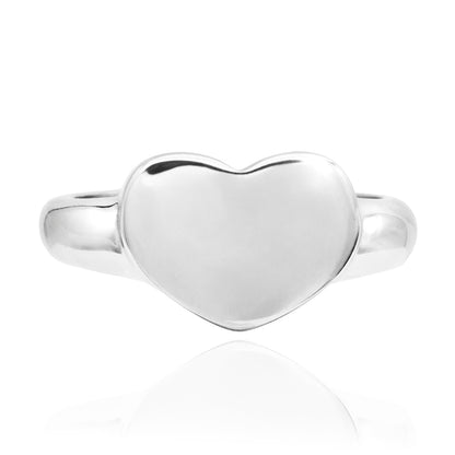 Small Heart Shaped Ring for Women Fashion Stainless Steel Jewelry for Women Girls Valentine's Day Gift for Women