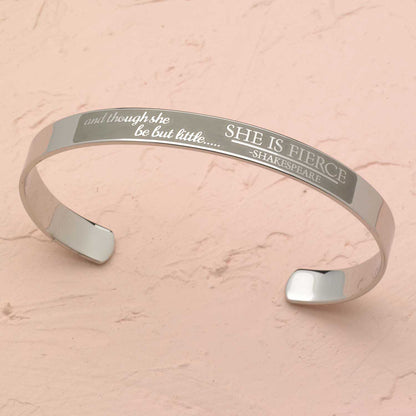 She Is Fierce Cuff Bracelet Bracelets 23 Joyful Sentiments