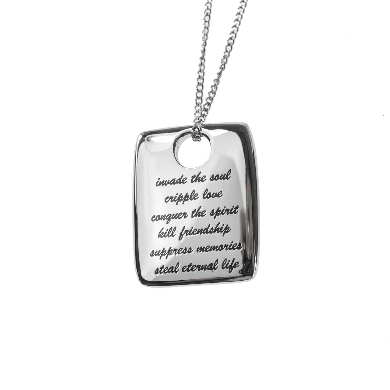 What Cancer Cannot Do Square Pendant Necklace Pendants 27 Joyful Sentiments