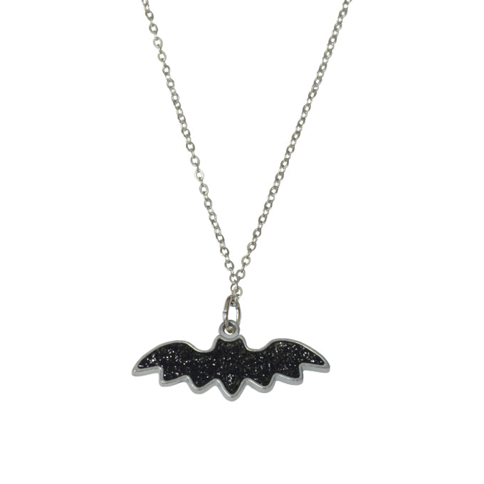 Halloween jewelry-bat necklace